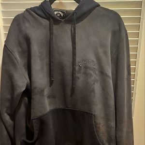 Billabong XL Grey Black Smoke Hoodie